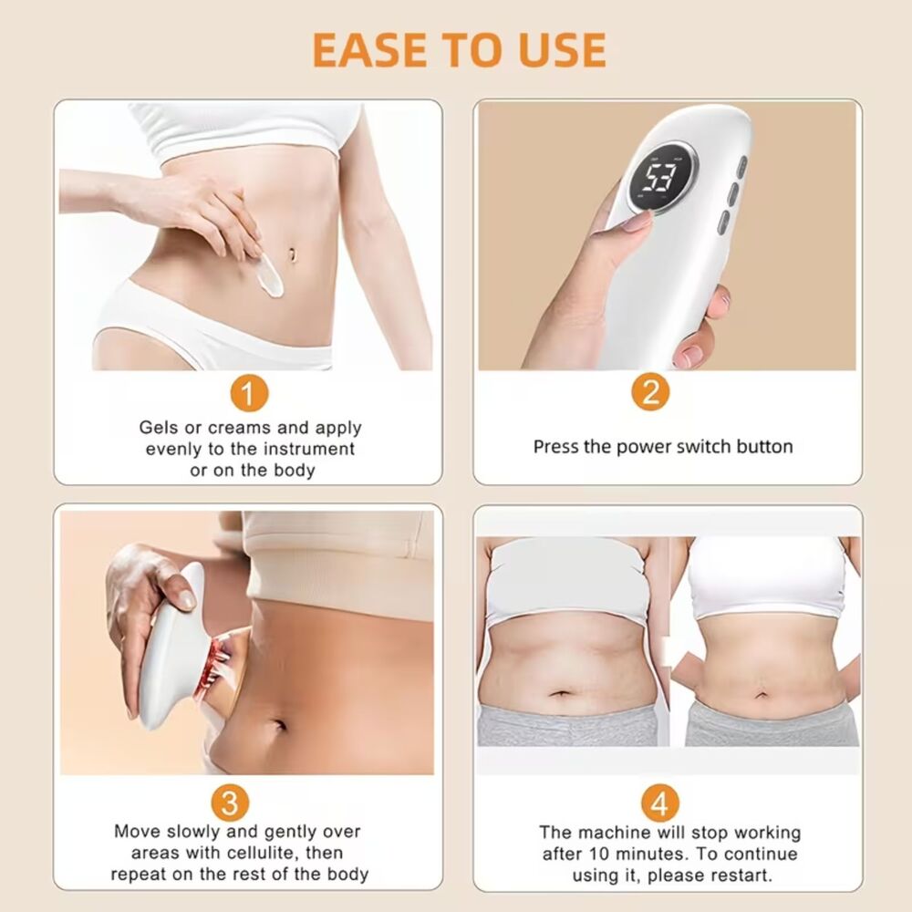 New Body Sculpting LED Lighting Therapy deep massage cupping-heat Face Arms Legs - Picture 5 of 9